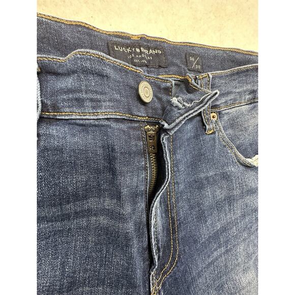 Lucky Brand Jeans Mens 410 Athletic Straight Denim Measures Size 36 30 - Picture 8 of 10